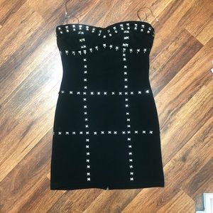 Small black studded dress